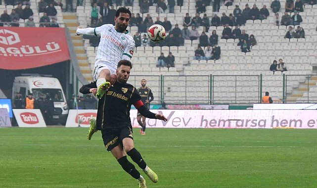 Trendyol Süper Lig: Konyaspor: 1 - Kayserispor: 1
