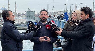 TÜGVA Başkanı Beşinci'den vatandaşlara "Gazze için Galata Köprüsü'nde buluşalım" çağrısı