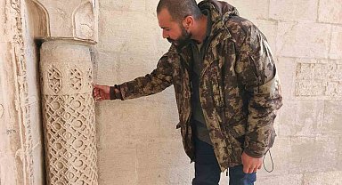 Tunceli'de 621 yıllık tarihi cami ve denge sütunları görselliğiyle göz kamaştırıyor