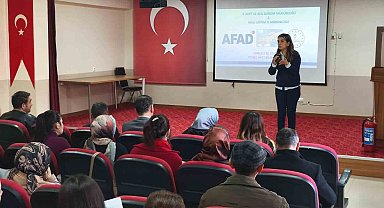 Tunceli'de afetlere karşı bilinç seferberliği