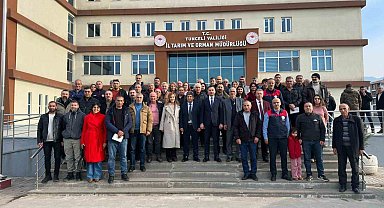 Tunceli'de arıcılara yönelik bakım ve hastalıklarla mücadele eğitimi