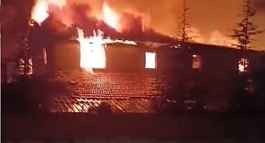 Turhal'da çıkan yangında bir kadın hayatını kaybetti