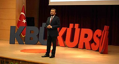 Türkiye Ulusal Ajansı Başkanı Astarcı KBÜ'de öğrencilerle buluştu