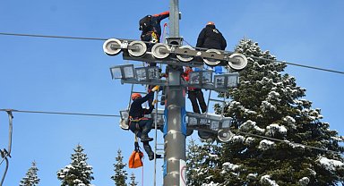 Uludağ'daki tatbikat gerçeği aratmadı