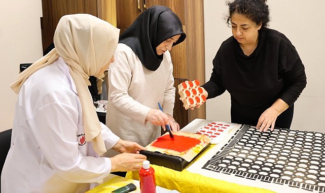 Ümraniye'de ahşap baskı eğitimleri 6 yıldır aralıksız devam ediyor