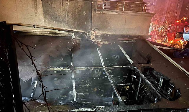 Ümraniye'de dükkan alevlere teslim oldu