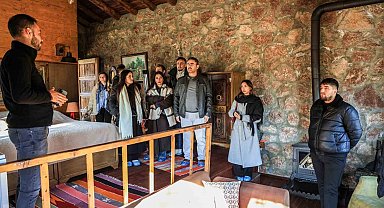 Üniversiteli gençler Sakin Şehir ünvanlı Çameli'yi gezdi