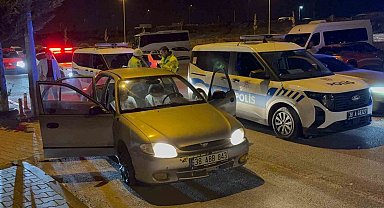 Uygulama yapan polise çarpıp, kaçan şahıs tutuklandı