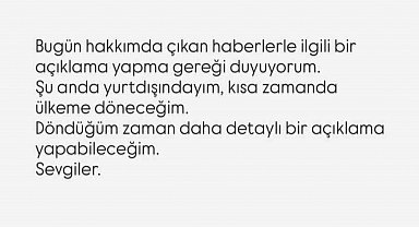 Uyuşturucu soruşturmasında hakkında yakalama kararı çıkartılan Şeyma Subaşı: "Ülkeme döneceğim"