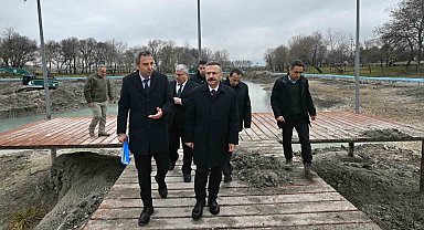 Vali Aksoy, Sakaryabaşı'nda yürütülen çalışmaları inceledi