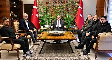 Vali Ali Fidan Düzceli gazetecileri ağırladı