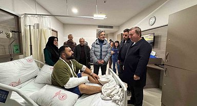 Vali Aydoğdu'dan hastalara moral ziyareti