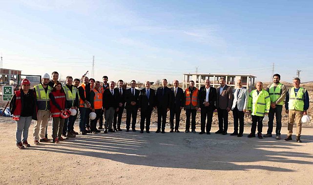 Vali Coşkun, Denizli OSB'nin yeni arıtma tesisi şantiyesini inceledi