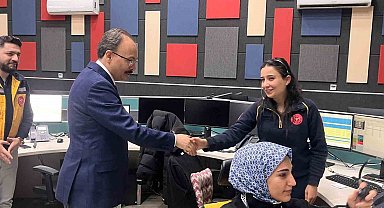 Vali Kızılkaya, yılbaşı mesaisinde denetimlerde bulundu