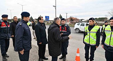 Vali Özkan'dan Salihli'de yılbaşı güvenlik denetimi