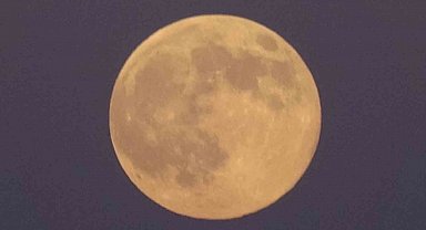 Van semalarında yılın son dolunayı görsel şölen sundu