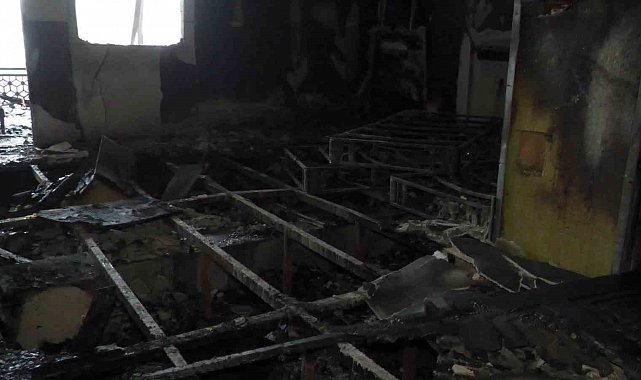 Van'da otel restoranındaki yangının boyutu gün ağarınca ortaya çıktı