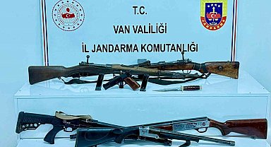 Van'da silah ele geçirildi: 1 gözaltı