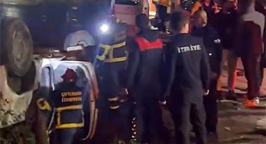 Yalova'da otomobil takla attı: 2 yaralı