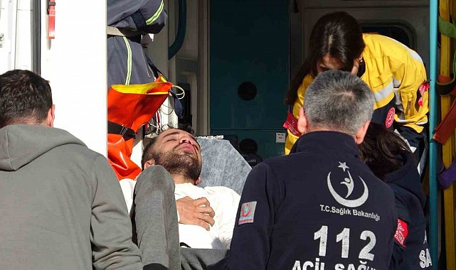 Yangına uykuda yakalandı, dumandan etkilendi