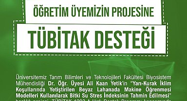 Yapay zeka destekli tarım projesine TÜBİTAK'tan destek