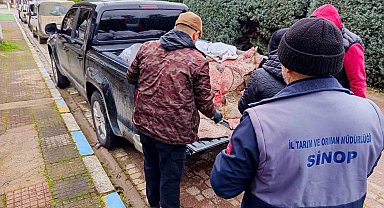 Yasa dışı avlanan kalkanlar, ihtiyaç sahiplerine ücretsiz dağıtıldı