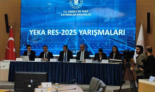 YEKA RES-2025 Yarışmaları tamamlandı: 6 bölge için teklifler belli oldu