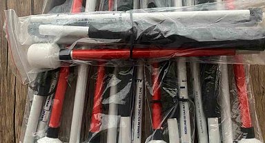 Yeni doğan bebek adına yapılan 'Beyaz Baston' bağışı yürekleri ısıttı