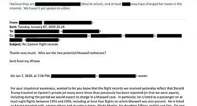 Yeni Epstein belgeleri yayınlandı: Trump, Epstein'ın özel jetinde defalarca uçmuş