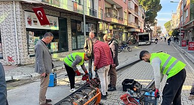 Yenipazar'da içme suyu hattı yenileniyor
