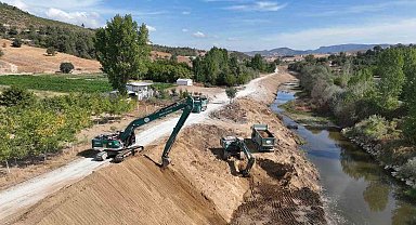 Yenişehir Göksu Çayı ıslah çalışmaları hızla devam ediyor