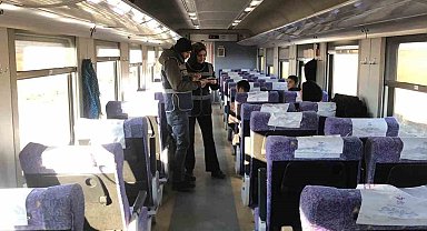 Yerköy'den geçen Güney Ekspres treninde polis denetimi