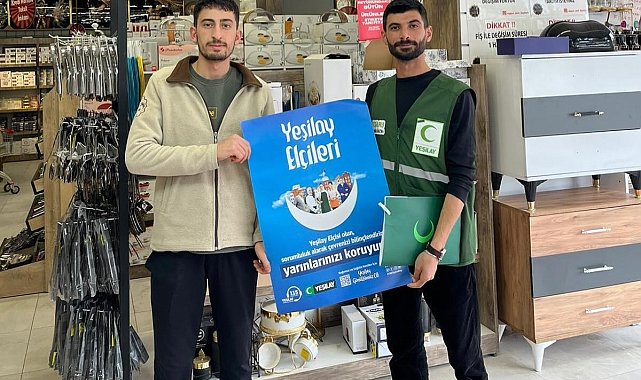 Yeşilay gönüllülerinden bağımlılıkla mücadele çalışması