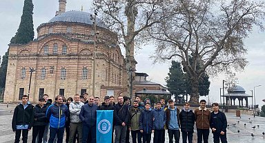 Yıldırımlı gençlerden tarihi yolculuk