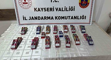 Yol kontrolünde 930 paket kaçak sigara ele geçirildi