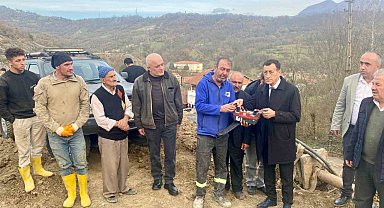 Yortan'da TOKİ konutlarının temeli atıldı