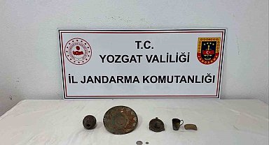 Yozgat'ta tarihi objeler yakalandı