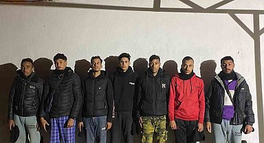 Yunanistan'a geçmeye çalışan 7 düzensiz göçmen yakalandı