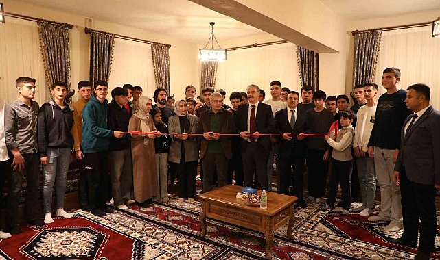 Yunus Emre Anadolu Lisesi Pansiyonu'nda 'İbrahim Eroğlu Erdem-Değer-Eylem Salonu' açıldı