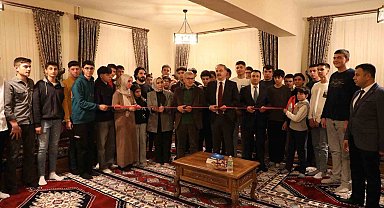 Yunus Emre Anadolu Lisesi Pansiyonu'nda 'İbrahim Eroğlu Erdem-Değer-Eylem Salonu' açıldı