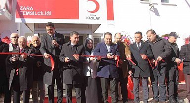 Zara'da Türk Kızılay hizmet binası törenle açıldı