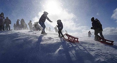 Zigana Gümüşkayak'ta hafta sonu yoğunluğu yaşandı