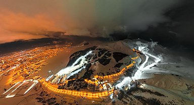 2 Metre 32 santimetre ile kar kalınlığı rekoru Palandöken'de