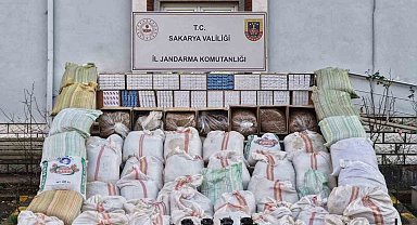 3 ton tütünün ele geçirildiği kaçakçılık operasyonunda 4 şüpheli gözaltına alındı