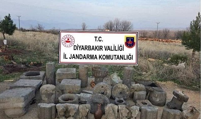 'Anadolu Mirası Operasyonu'nda 36 adet tarihi obje ele geçirildi