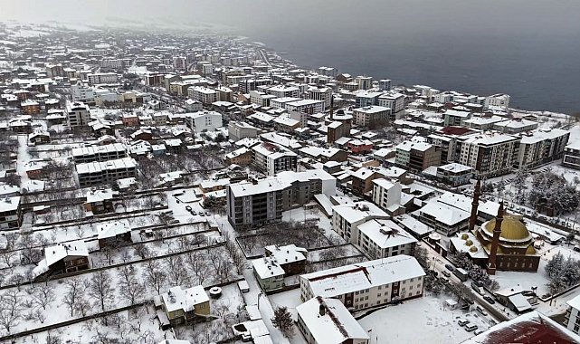 'Sakin şehir' Ahlat'ın kış manzarası kamerada