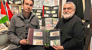 40 yıllık para koleksiyonu Gazze için açık artırmaya çıkıyor