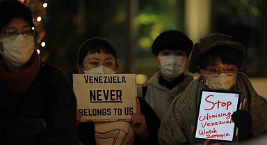 ABD'nin Venezuela saldırısı Tokyo'da protesto edildi
