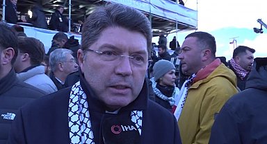 Adalet Bakanı Yılmaz Tunç: "Türkiye olarak daima Filistinlilerin yanında olmaya, insan haklarını savunmaya, adaleti savunmaya devam edeceğiz"