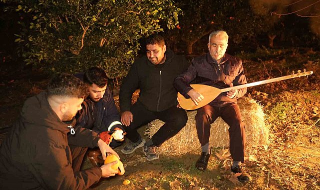 Adana eksiyi gördü, bahçelerde sazlı sözlü zirai don nöbeti tutuldu